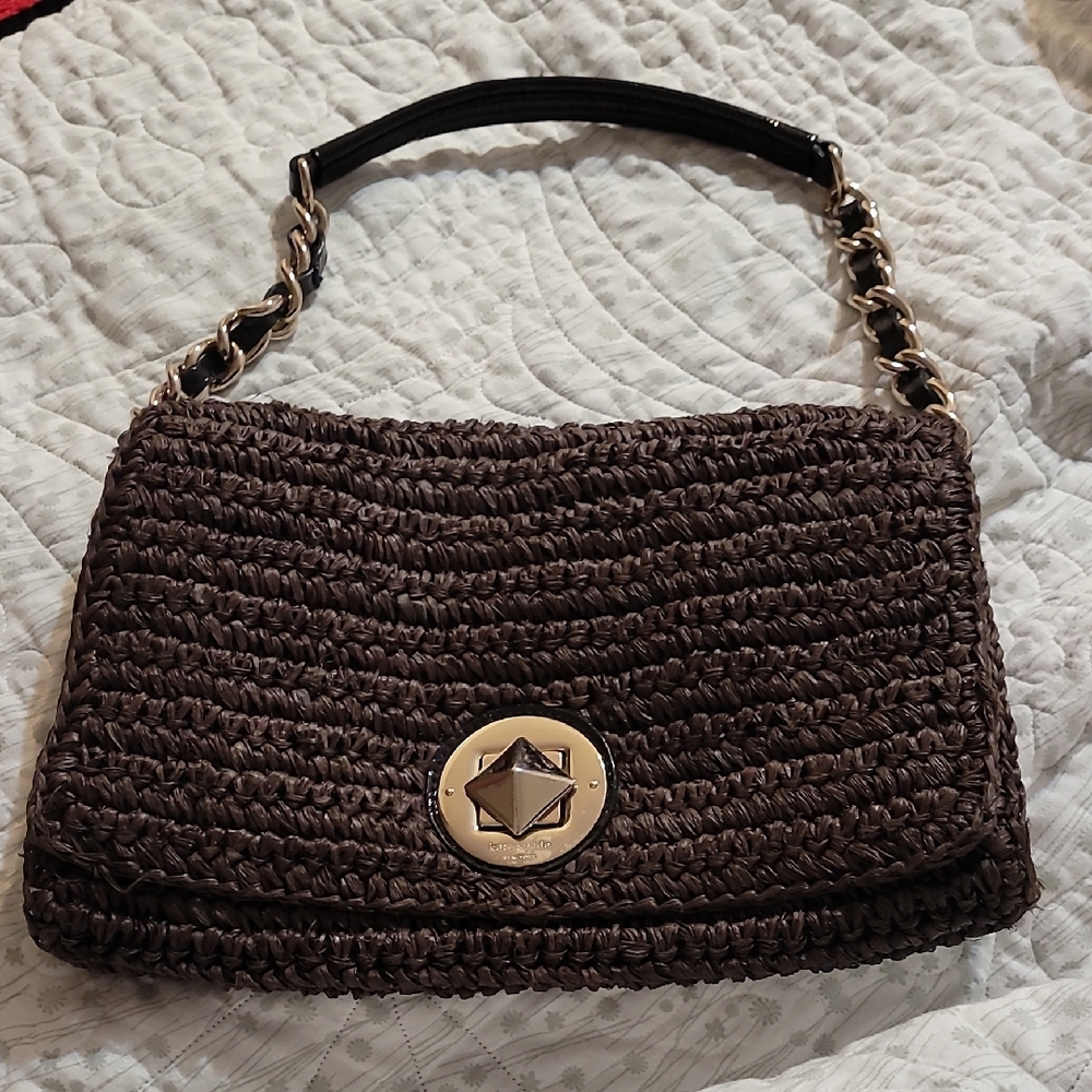 Kate Spade Brown Woven Handbag